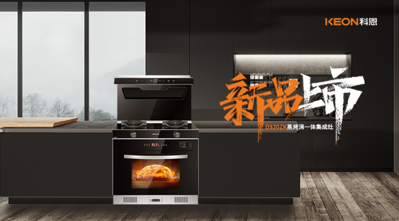 科恩D520ZK蒸烤一體集成灶，懂你所想，更懂你未想 ！