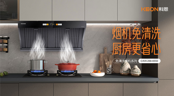 6550免清洗煙機(jī)，曲面變平，功能一樣強(qiáng)大！